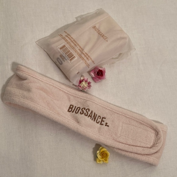 Biossance Blush terry headbands duo new no tag - Picture 1 of 9